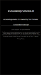 Mobile Screenshot of escueladegrumetes.cl